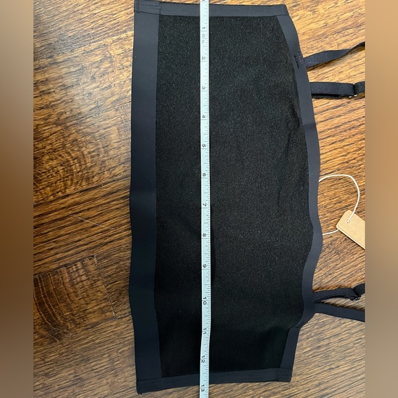 NWT Skims Sheer Sculpt Bandeau Onyx M - Picture 6 of 7